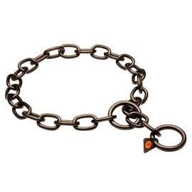 Herm Sprenger Black Stainless Steel Fur Saver 4mm Link - DogSports4u