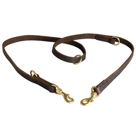 Multipurpose Leather Dog Leash 7 leashes in 1 - DogSports4u