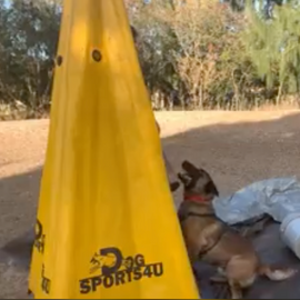 Open pass thru blind