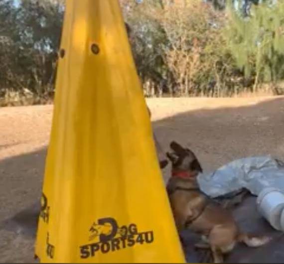 Open pass thru blind