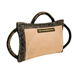 Advanced Dog Bite Pad made of French Linen with Handles - DogSports4u