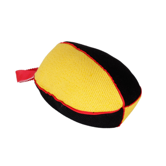 'Rugby Match' French Linen Dog Bite Tug - Large Size - DogSports4u